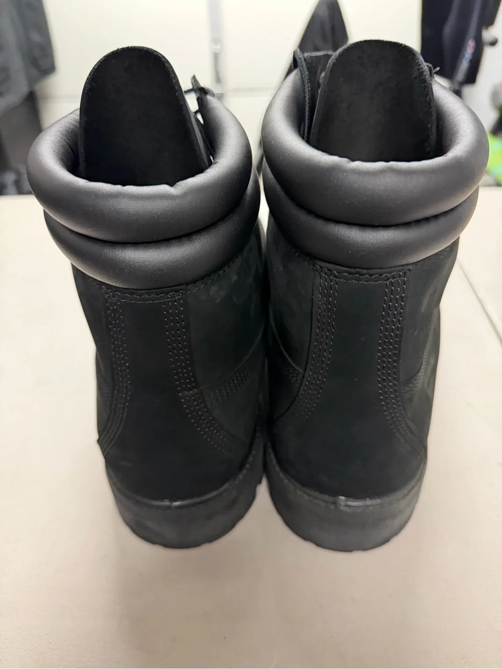 Timberland with ortho light Men's Black Lace-Up Padded Collar Boots waterproof